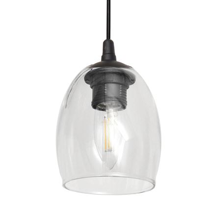 Lustr na lanku BRILLANT 1xE27/15W/230V čirá