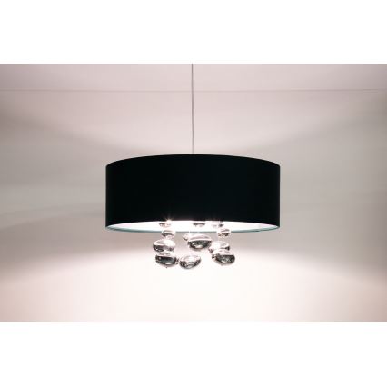 Lustr na lanku BUBBLE 1xE27/60W/230V pr. 50 cm zelená