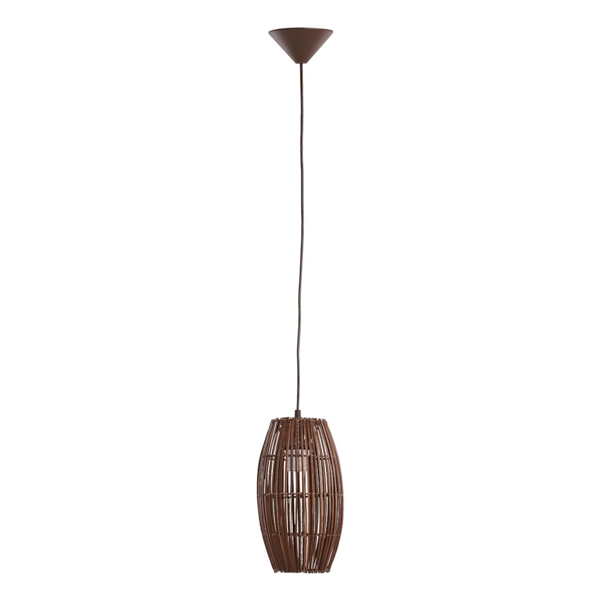 Lustr na lanku BURI 1xE27/15W/230V hnědá