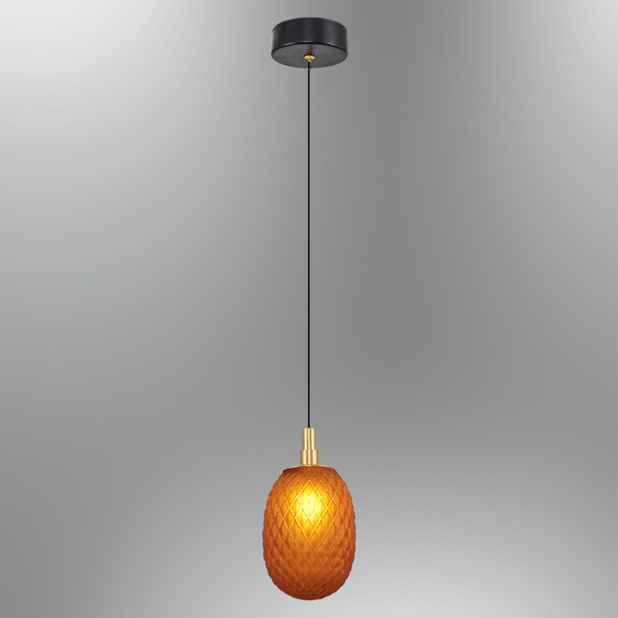 Lustr na lanku CACTUS 1xG9/5W/230V měděná