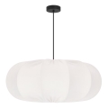 Lustr na lanku CAFEE 1xE27/40W/230V pr. 52 cm bílá