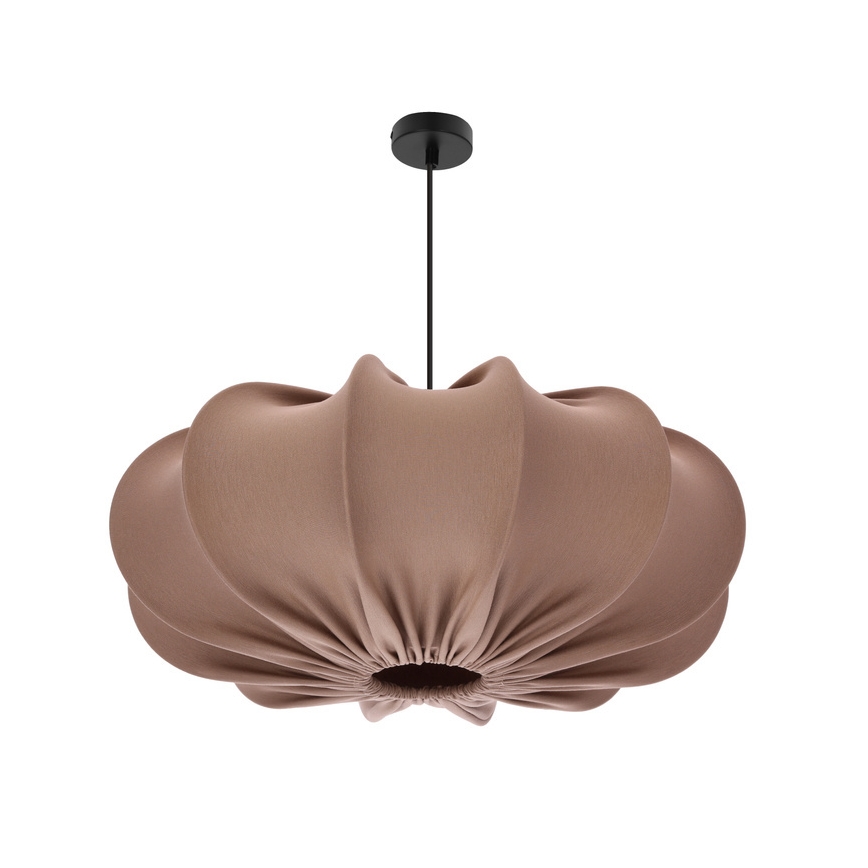 Lustr na lanku CAFEE 1xE27/40W/230V pr. 52 cm hnědá