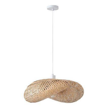 Lustr na lanku CALYPSO 1xE27/15W/230V bambus