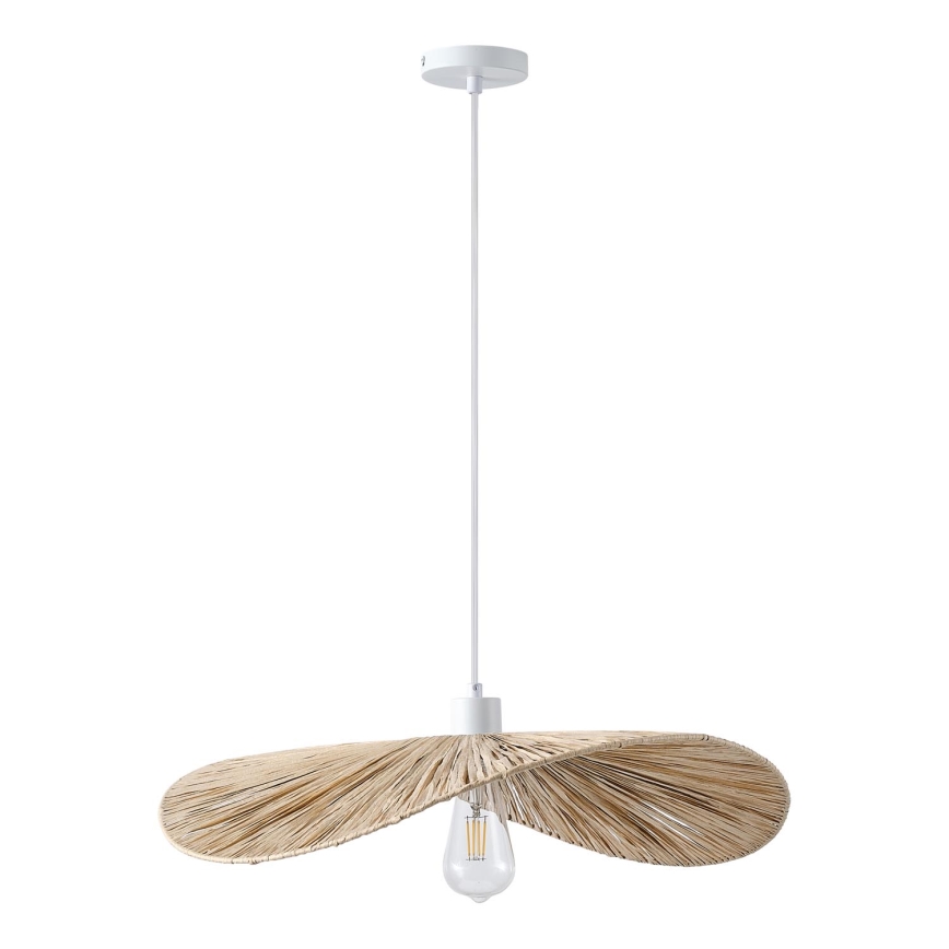 Lustr na lanku CALYPSO 1xE27/15W/230V pr. 55 cm bambus