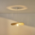 Lustr na lanku CALYPSO 1xE27/15W/230V pr. 55 cm bambus
