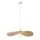Lustr na lanku CALYPSO 1xE27/15W/230V pr. 55 cm bambus