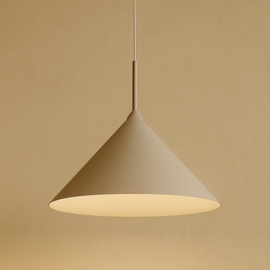 Lustr na lanku CAPITAL 1xGX53/15W/230V pr. 46 cm béžová