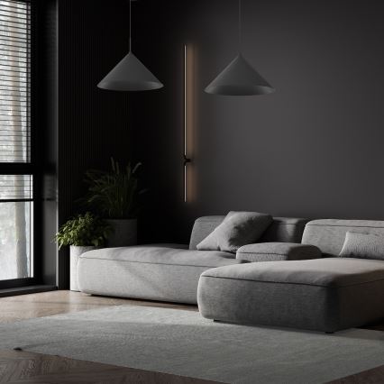 Lustr na lanku CAPITAL 1xGX53/15W/230V pr. 46 cm černá