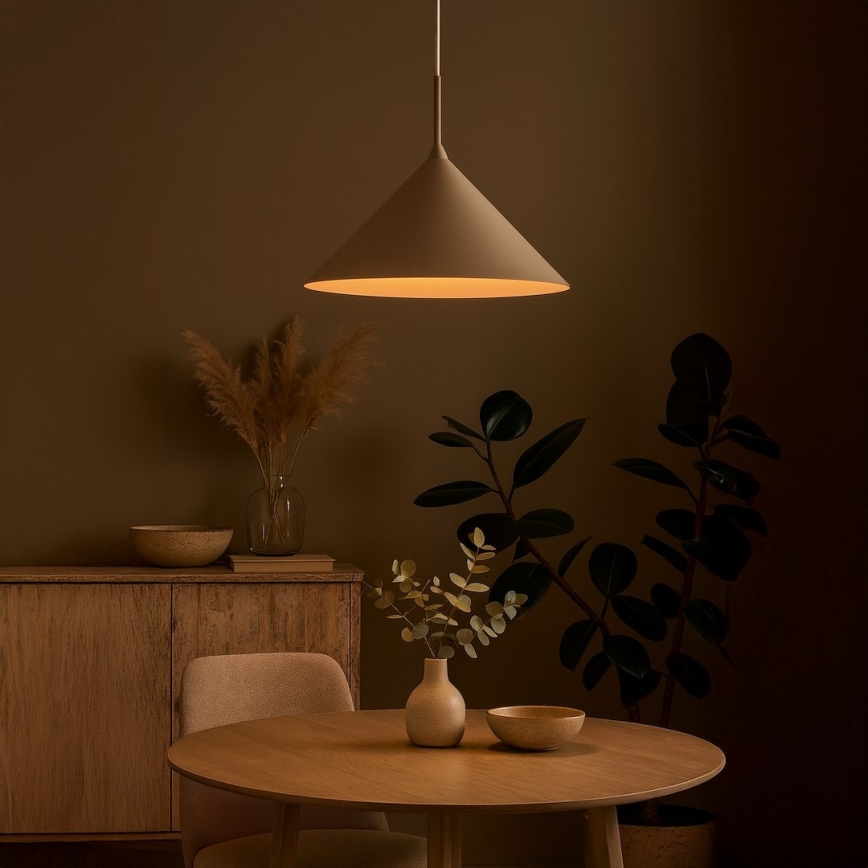 Lustr na lanku CAPITAL 1xGX53/15W/230V pr. 46 cm taupe