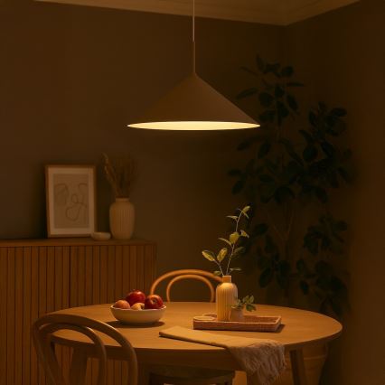 Lustr na lanku CAPITAL 1xGX53/15W/230V pr. 60 cm béžová