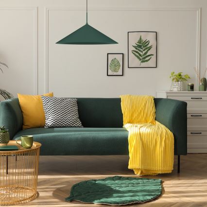 Lustr na lanku CAPITAL 1xGX53/15W/230V pr. 60 cm zelená