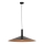 Lustr na lanku CAPRI 1xE27/15W/230V pr. 70 cm černá/měděná