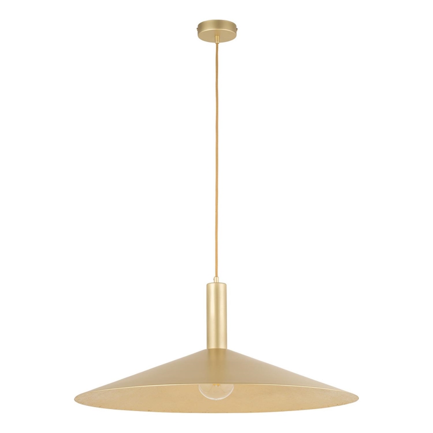 Lustr na lanku CAPRI 1xE27/15W/230V pr. 70 cm zlatá
