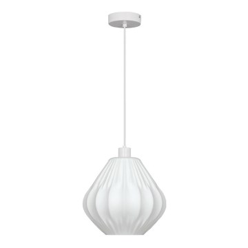 Lustr na lanku CARSON 1xE27/40W/230V bílá