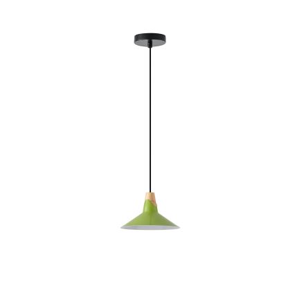 Lustr na lanku CHROMA 1xE27/15W/230V zelená