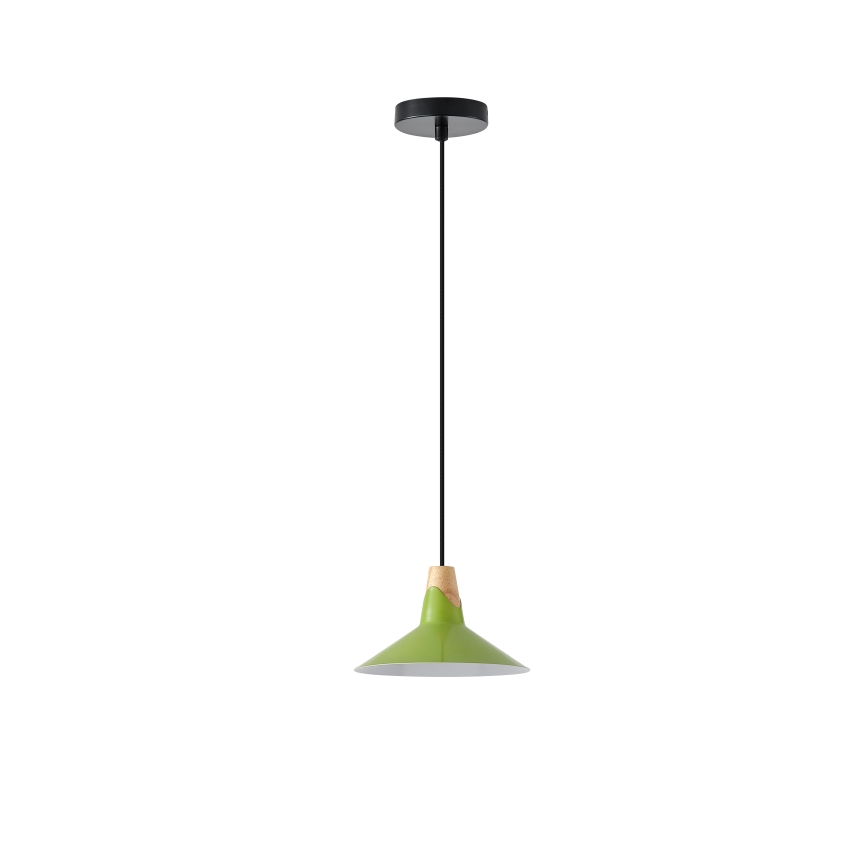 Lustr na lanku CHROMA 1xE27/15W/230V zelená