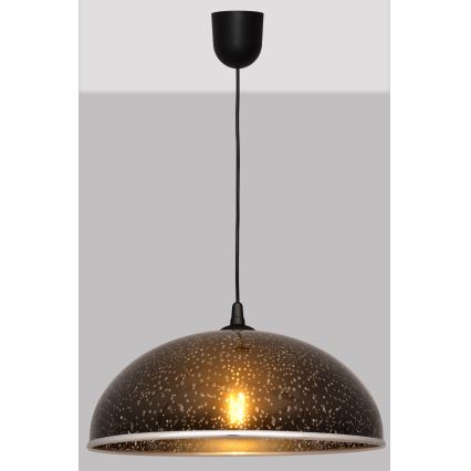 Lustr na lanku CIRCLE 1xE27/15W/230V černá