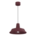 Lustr na lanku CLASS 1xE27/15W/230V burgundy