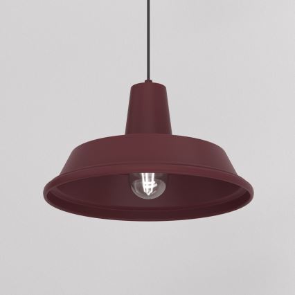 Lustr na lanku CLASS 1xE27/15W/230V burgundy