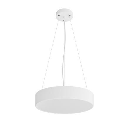 Lustr na lanku CLEO 3xE27/24W/230V pr. 40 cm bílá