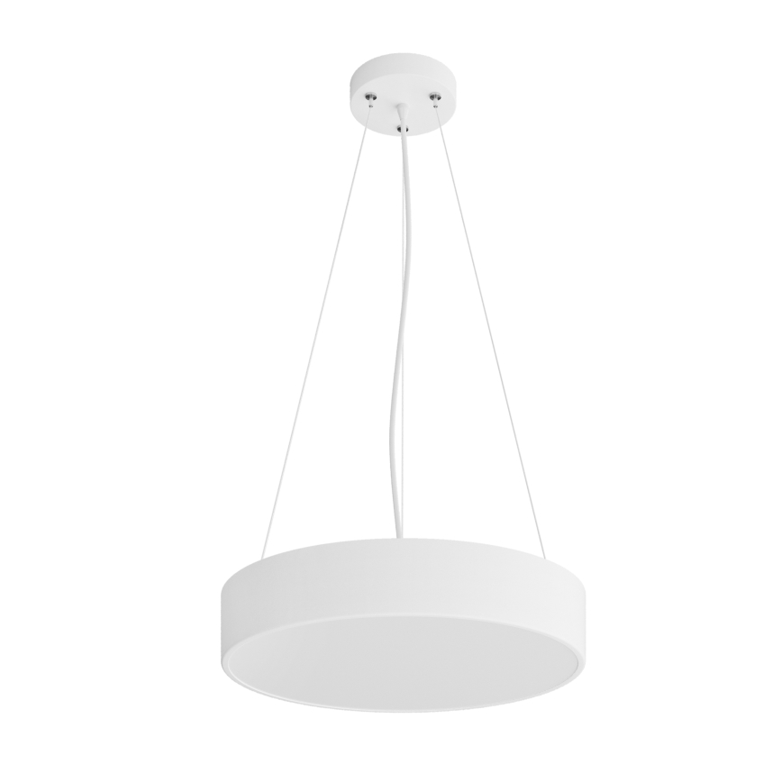 Lustr na lanku CLEO 3xE27/24W/230V pr. 40 cm bílá