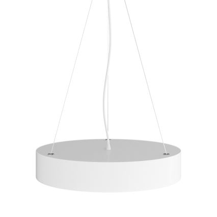 Lustr na lanku CLEO 3xE27/24W/230V pr. 40 cm bílá