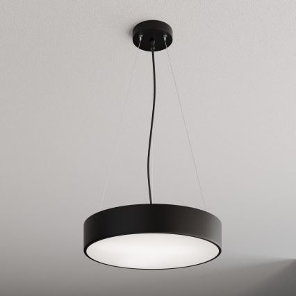Lustr na lanku CLEO 3xE27/24W/230V pr. 40 cm černá