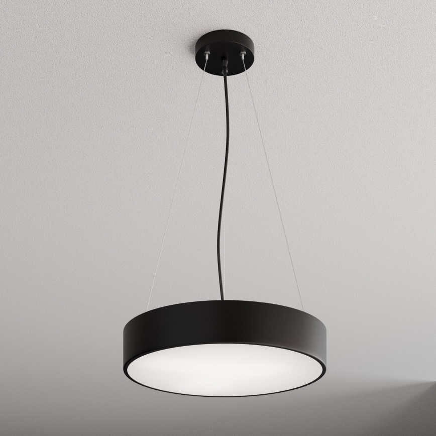 Lustr na lanku CLEO 3xE27/24W/230V pr. 40 cm černá