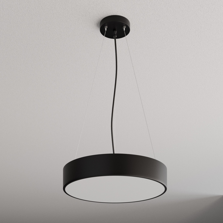Lustr na lanku CLEO 3xE27/24W/230V pr. 40 cm černá