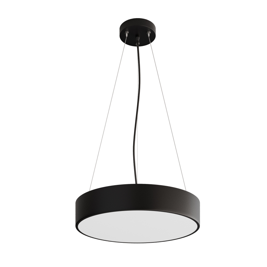 Lustr na lanku CLEO 3xE27/24W/230V pr. 40 cm černá