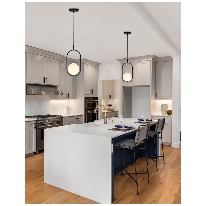 Lustr na lanku CORDEL 1xG9/28W/230V černá
