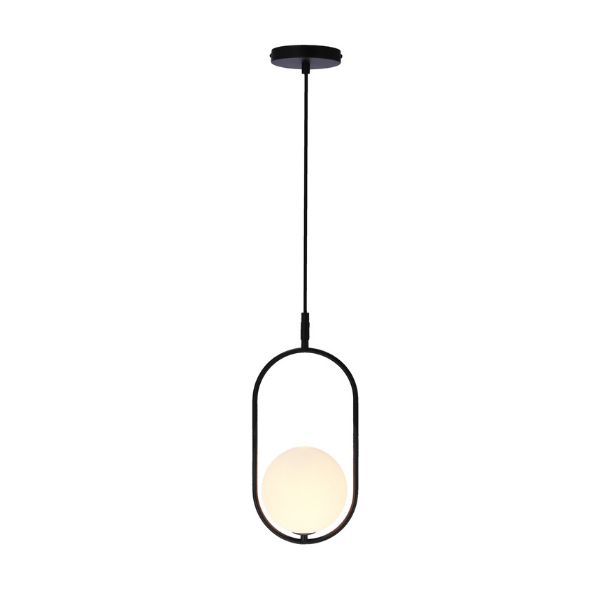 Lustr na lanku CORDEL 1xG9/28W/230V černá