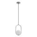 Lustr na lanku CORDEL 1xG9/28W/230V lesklý chrom