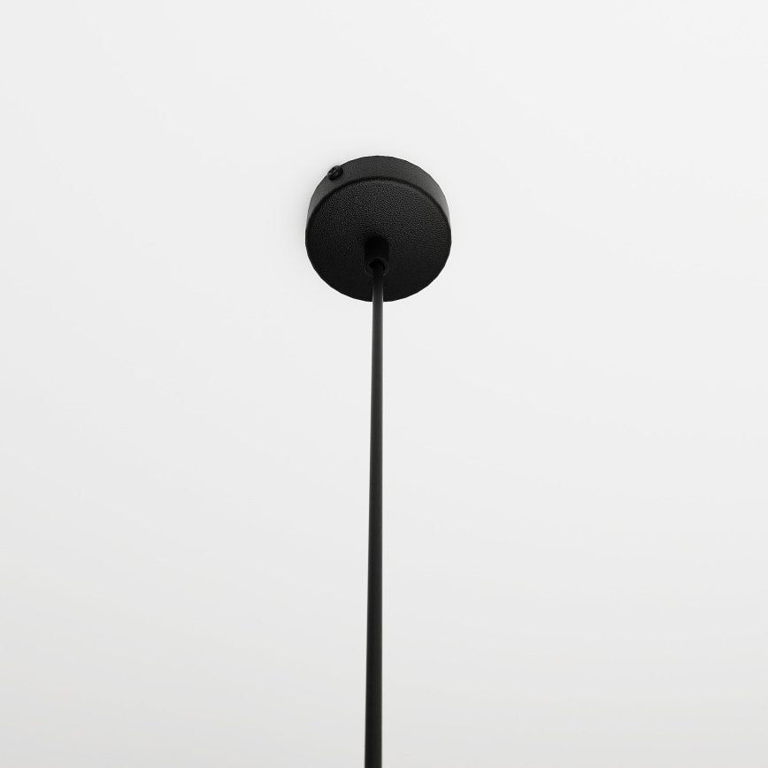 Lustr na lanku COSMO 1xE14/10W/230V pr. 14 cm černá/šedá