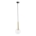 Lustr na lanku DAISY 1xG9/12W/230V pr. 14 cm zlatá/černá/čirá