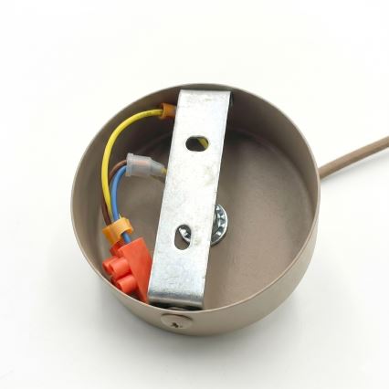 Lustr na lanku DESTELLO 1xE27/15W/230V pr. 21 cm béžová