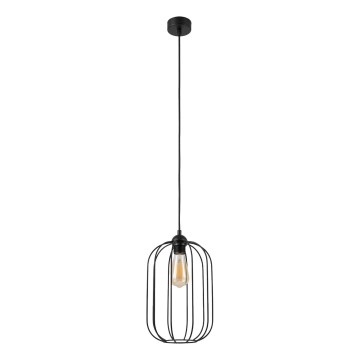 Lustr na lanku DESTELLO 1xE27/15W/230V pr. 21 cm černá
