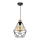 Lustr na lanku DIAMENT 1xE27/60W/230V dub – FSC certifikováno