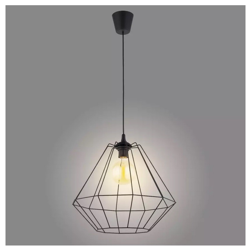 Lustr na lanku DIAMOND 1xE27/60W/230V