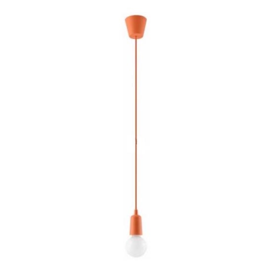 Lustr na lanku DIEGO 1xE27/60W/230V oranžová