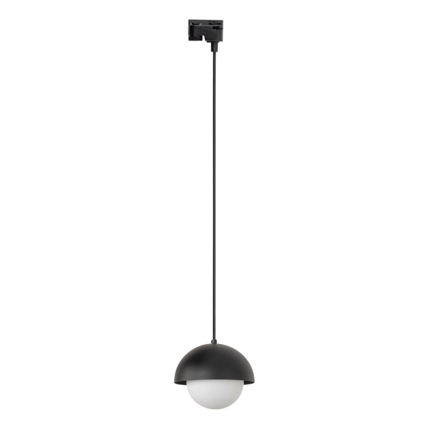 Lustr na lanku do 1-fázového lištového systému BONO 1xG9/8W/230V černá
