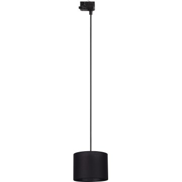 Lustr na lanku do 3-fázového lištového systému TRACER 1xE27/15W/230V pr. 20 cm černá