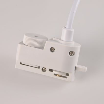 Lustr na lanku do lištového systému MARIBEL 3xGU10/10W/230V + 1 m lištový systém bílá