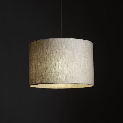 Lustr na lanku do 1-fázového lištového systému TRACER 1xE27/15W/230V pr. 30 cm černá/šedá
