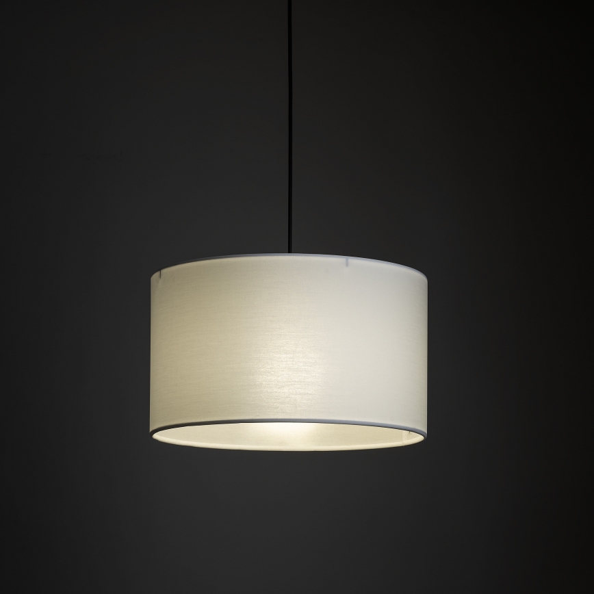 Lustr na lanku do 1-fázového lištového systému TRACER 1xE27/15W/230V pr. 38 cm černá/bílá