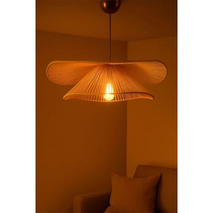Lustr na lanku DUVELA 1xE27/40W/230V béžová