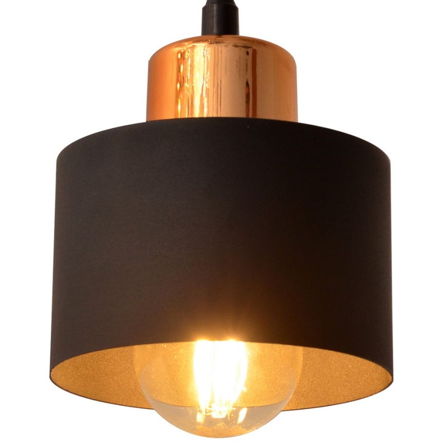 Lustr na lanku EDISON 1xE27/15W/230V