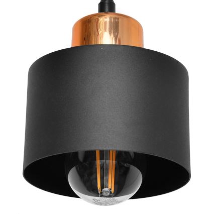 Lustr na lanku EDISON 1xE27/15W/230V