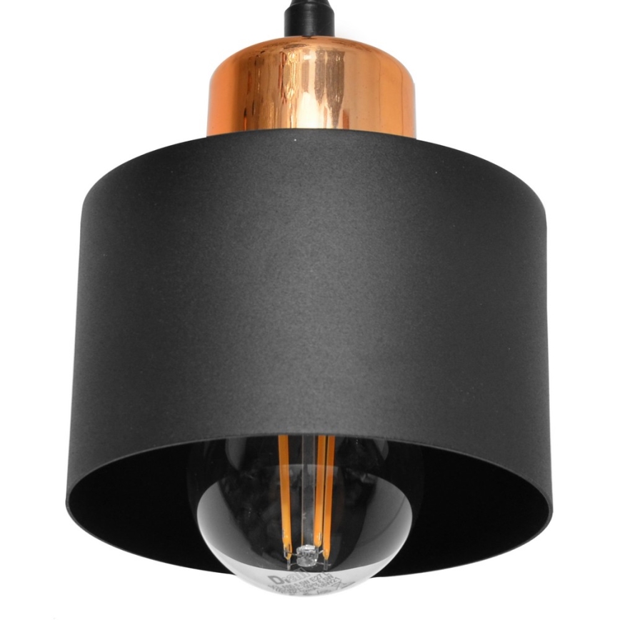 Lustr na lanku EDISON 1xE27/15W/230V