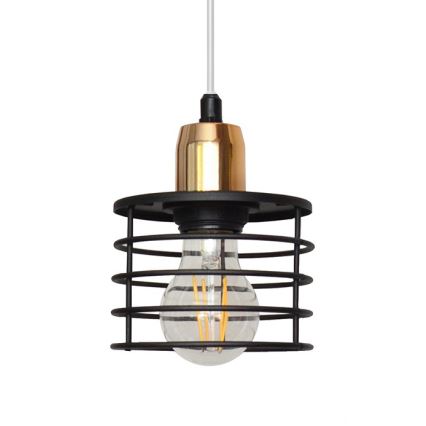 Lustr na lanku EDISON 3xE27/15W/230V